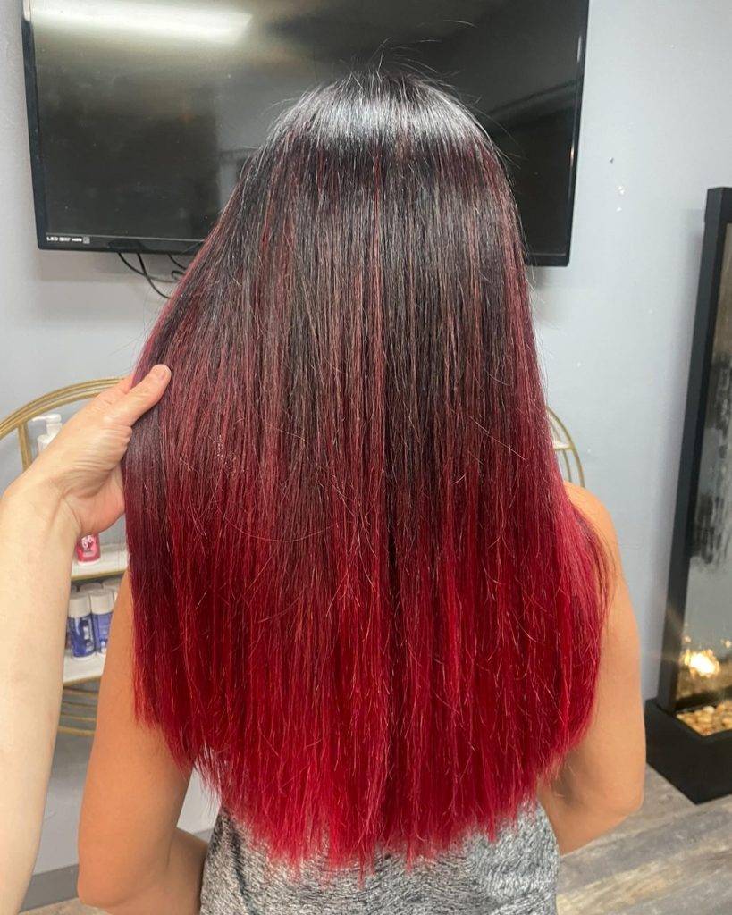 red ombre hair style 57 Natural red ombre hair | Red ombre background | Red ombre hair Red Ombre Hairstyles