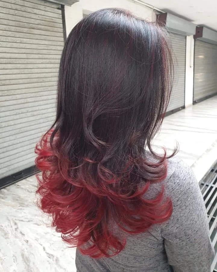 red ombre hair style 63 Natural red ombre hair | Red ombre background | Red ombre hair Red Ombre Hairstyles