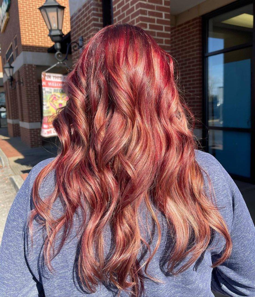 red ombre hair style 70 Natural red ombre hair | Red ombre background | Red ombre hair Red Ombre Hairstyles