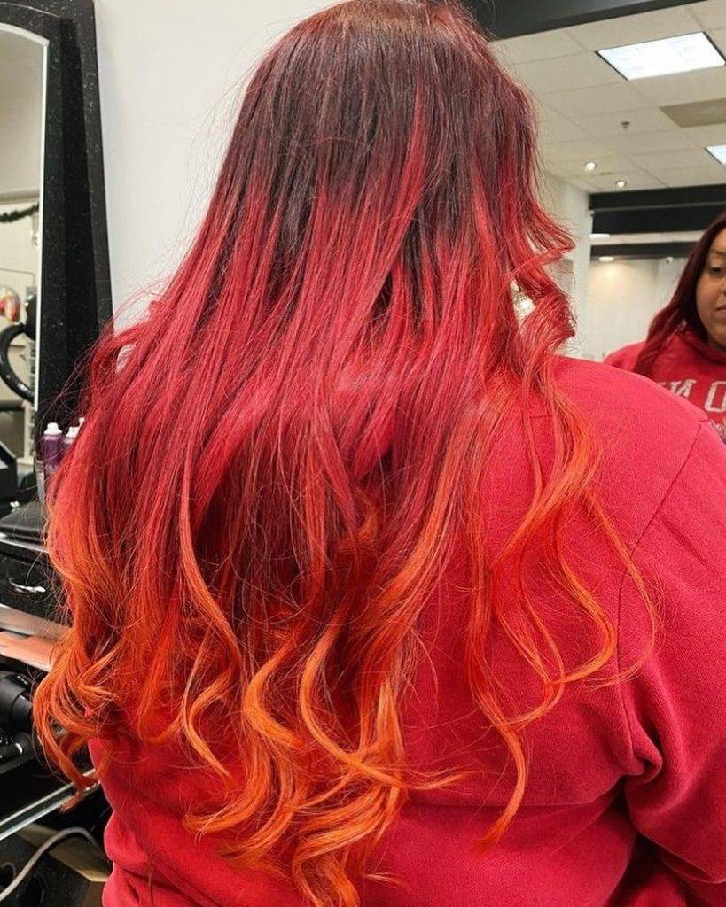 red ombre hair style 72 Natural red ombre hair | Red ombre background | Red ombre hair Red Ombre Hairstyles