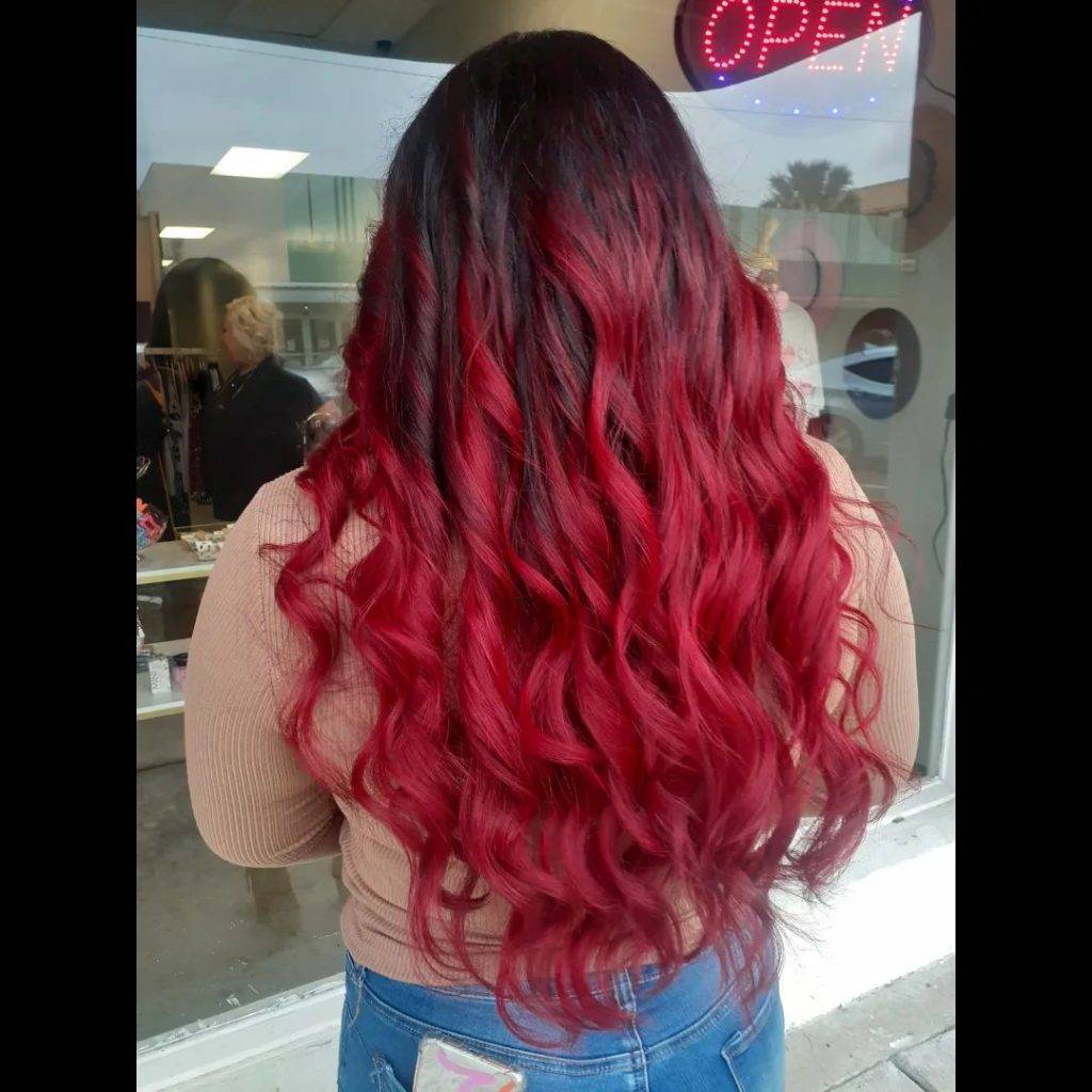 red ombre hair style 94 Natural red ombre hair | Red ombre background | Red ombre hair Red Ombre Hairstyles