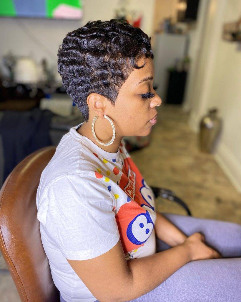 short hairstyle for black women 18 1 Black short hairstyles | How to style really short hair black girl | Low maintenance short natural haircuts for black females Short Hairstyle for Black Women