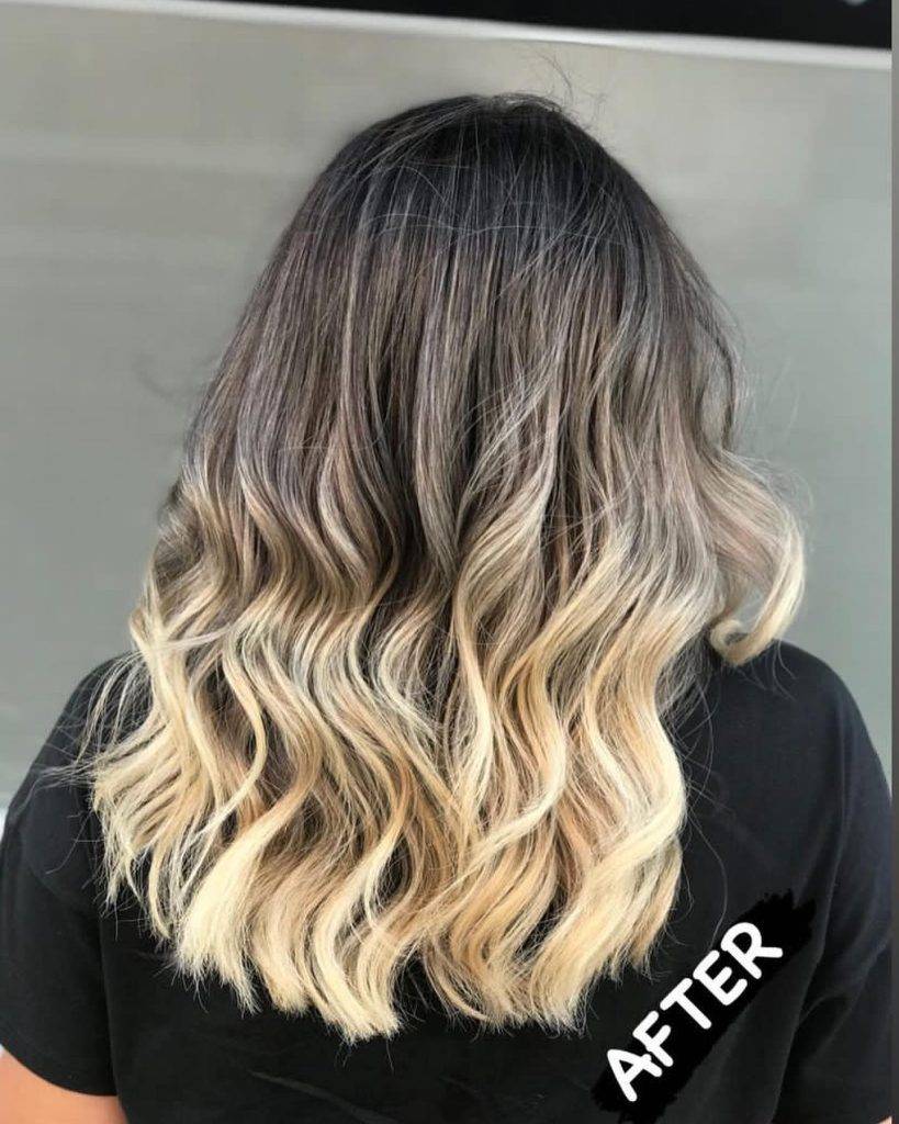 straight ombre hairstyle 100 Dark Brown to light brown ombre straight hair | Image of Pictures of ombre colors Pictures of ombre colors | Ombre hair straight medium length Straight Ombre Hairstyles