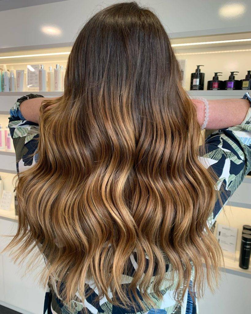 straight ombre hairstyle 142 Dark Brown to light brown ombre straight hair | Image of Pictures of ombre colors Pictures of ombre colors | Ombre hair straight medium length Straight Ombre Hairstyles