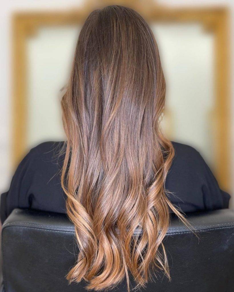 straight ombre hairstyle 153 Dark Brown to light brown ombre straight hair | Image of Pictures of ombre colors Pictures of ombre colors | Ombre hair straight medium length Straight Ombre Hairstyles
