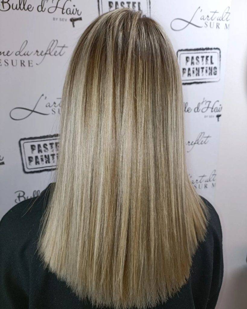straight ombre hairstyle 174 Dark Brown to light brown ombre straight hair | Image of Pictures of ombre colors Pictures of ombre colors | Ombre hair straight medium length Straight Ombre Hairstyles
