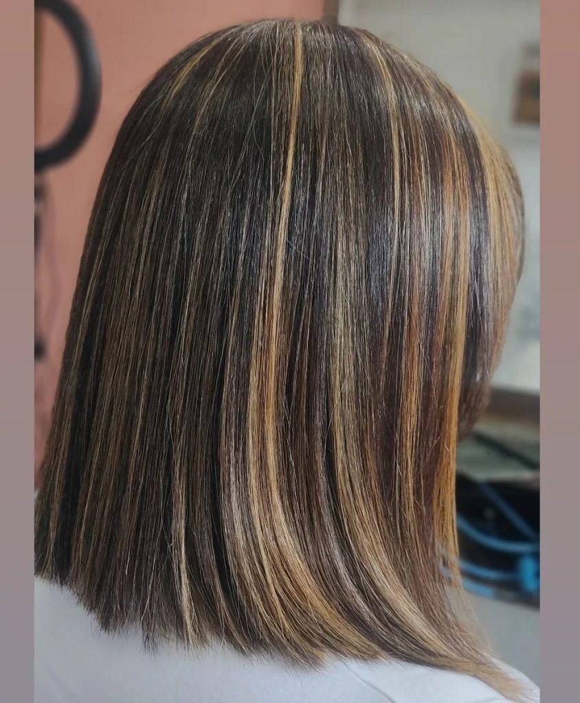 straight ombre hairstyle 184 Dark Brown to light brown ombre straight hair | Image of Pictures of ombre colors Pictures of ombre colors | Ombre hair straight medium length Straight Ombre Hairstyles