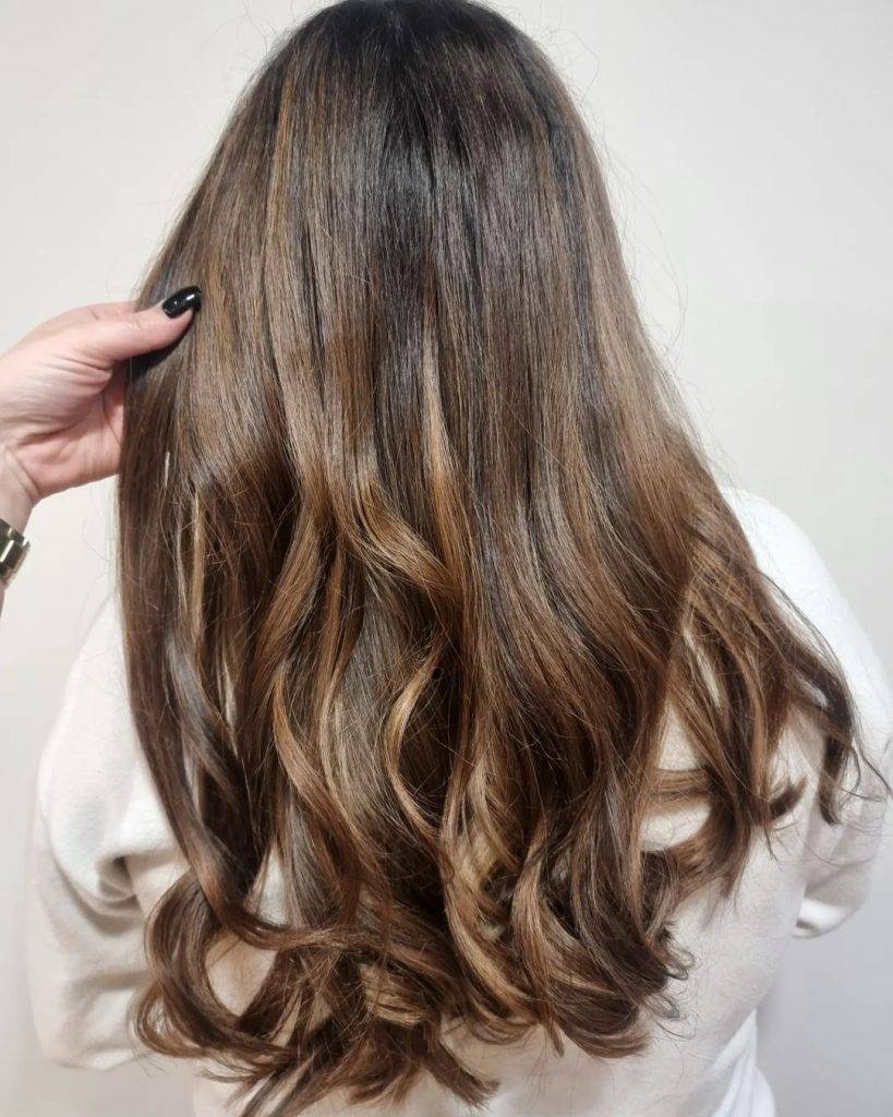 straight ombre hairstyle 196 Dark Brown to light brown ombre straight hair | Image of Pictures of ombre colors Pictures of ombre colors | Ombre hair straight medium length Straight Ombre Hairstyles