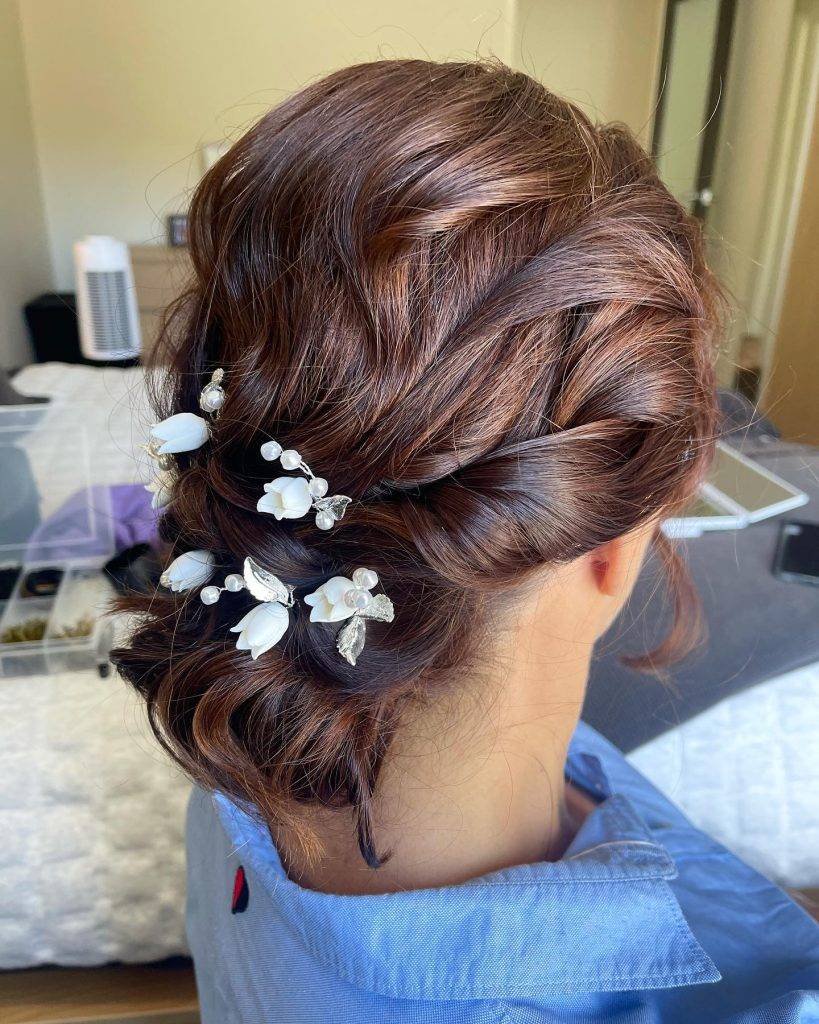 updos for short hairs 112 Casual updos for short hair | Easy summer updos for short hair | Updos for short bobbed hair Updos for Short Hair