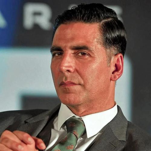 Akshay Kumar's side hairstyle