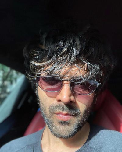 Indian hairstyle inspiration of Kartik Aaryan