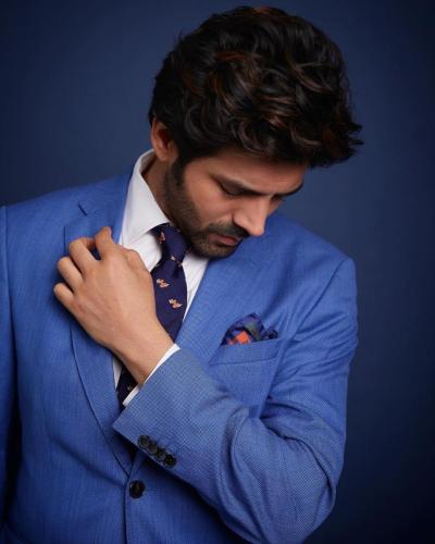 Kartik Aaryan Hairstyles in Dhamaka