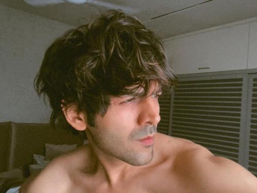Kartik Aaryan Hairstyle in lockdown