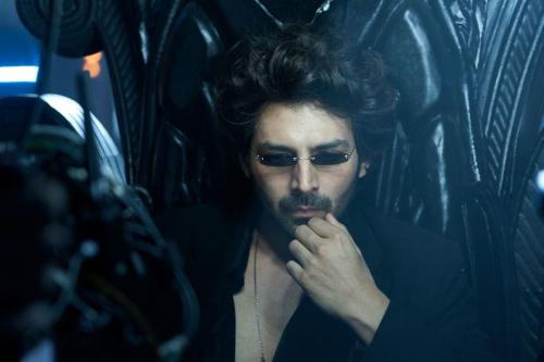 Kartik Aaryan haircut in Bhool Bhulaiya 2