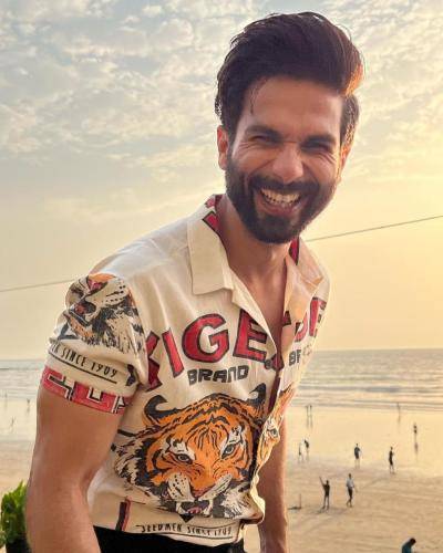 Shahid Kapoor's hair look for spring