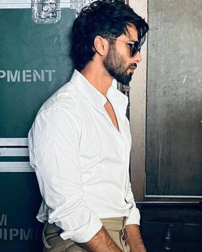 Shahid Kapoor's work hair style for men