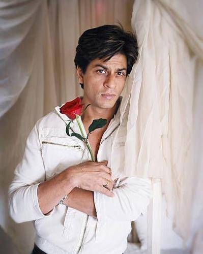 Shahrukh khan in white shirt regular hairstyle