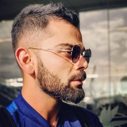 Virat Kohli short haircut