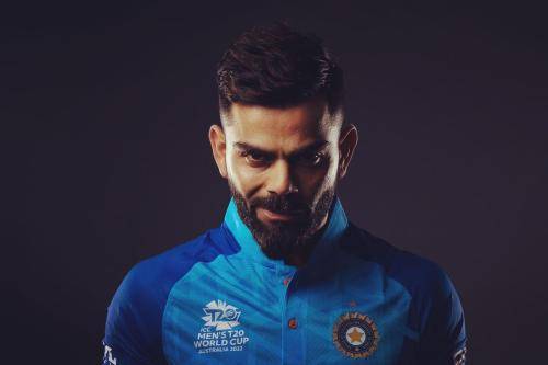 Virat Kohli sporty haircut